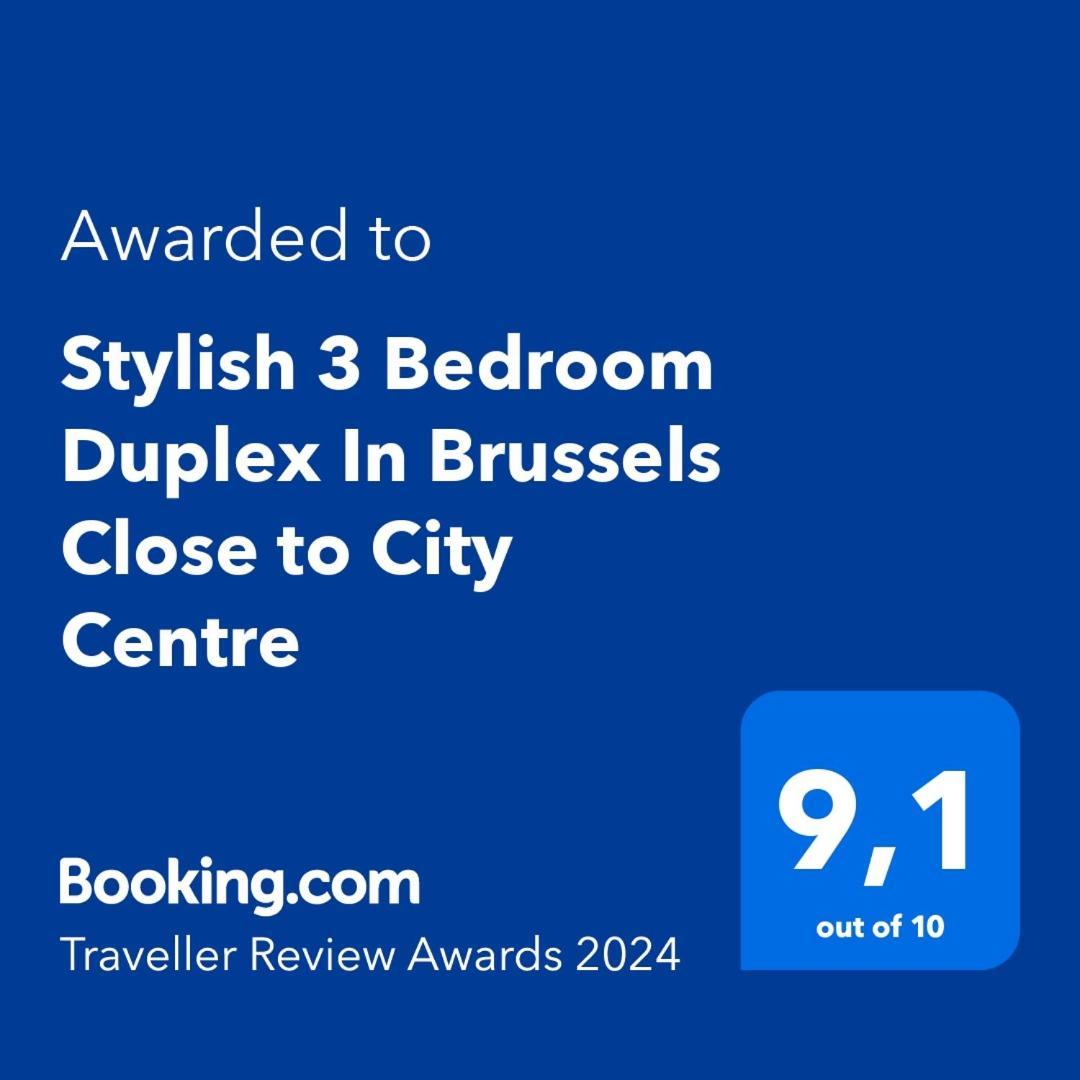 Superb 3 Bedroom & 3 Bathroom Duplex In Brussels City Centre Buitenkant foto